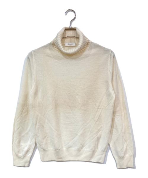 Cruciani（クルチアーニ）CRUCIANI (クルチアーニ) ウールタートルネックニット ホワイト サイズ:44の古着・服飾アイテム