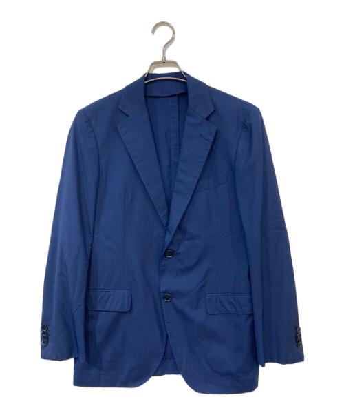 TOMORROW LAND（トゥモローランド）TOMORROW LAND (トゥモローランド) ウールシルク２bジャケット ネイビー サイズ:46の古着・服飾アイテム