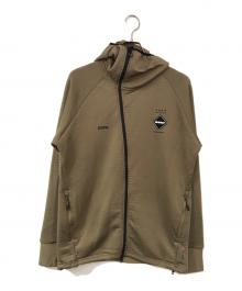 F.C.R.B.（エフシーレアルブリストル）の古着「ジップパーカー」｜カーキ