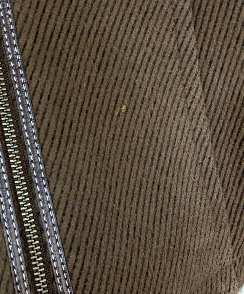 BURBERRY BLUE LABEL（バーバリー ブルー レーベル）BURBERRY BLUE LABEL (バーバリーブルーレーベル) メルトンジャケット ブラウン サイズ:SIZE 38の古着・服飾アイテム