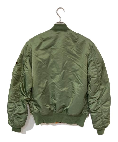 ALPHA（アルファ）ALPHA (アルファ) MA-1ジャケット オリーブ サイズ:XLの古着・服飾アイテム