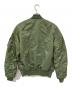 ALPHA (アルファ) MA-1ジャケット オリーブ サイズ:XL：7000円