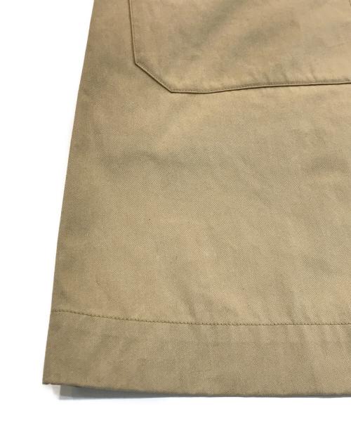 MHL（エムエイチエル）MHL (エムエイチエル) PROOFED COTTON NYLON TWILL ダウンライナー付きAラインコート ベージュ サイズ:Mの古着・服飾アイテム