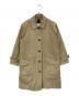 MHL（エムエイチエル）の古着「PROOFED COTTON NYLON TWILL ダウンライナー付きAラインコート」｜ベージュ
