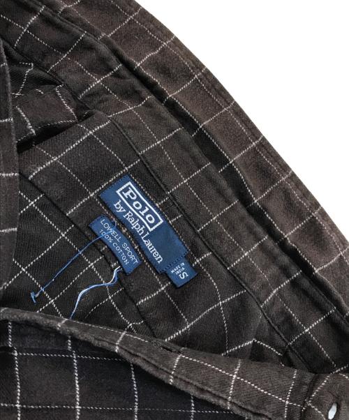 POLO RALPH LAUREN（ポロ・ラルフローレン）POLO RALPH LAUREN (ポロ・ラルフローレン) チェックシャツ ブラウン サイズ:Sの古着・服飾アイテム