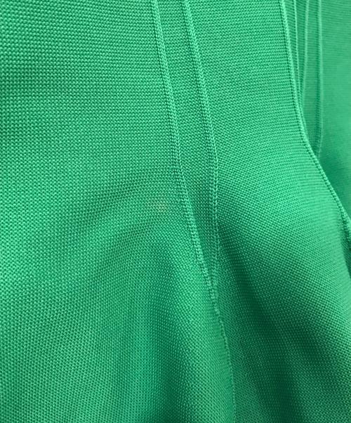 Ameri（アメリ）Ameri (アメリ) CONSTRUCTIVE KNIT TOP/コンストラクティブニットトップ グリーン サイズ:SIZE Freeの古着・服飾アイテム