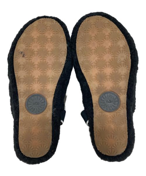 UGG（アグ）UGG (アグ) ボアサンダル ブラック サイズ:23㎝の古着・服飾アイテム