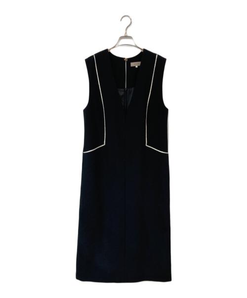 JUSGLITTY（ジャスグリッティー）JUSGLITTY (ジャスグリッティー) 切り替えパイピングジャンスカ ネイビー サイズ:SIZE 1の古着・服飾アイテム