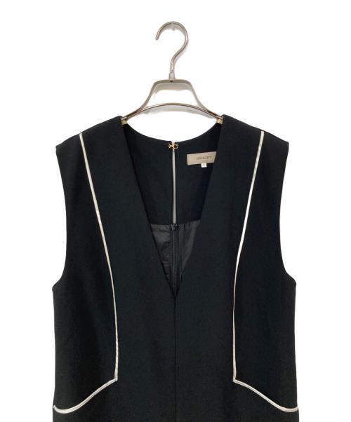 JUSGLITTY（ジャスグリッティー）JUSGLITTY (ジャスグリッティー) 切り替えパイピングジャンスカ ネイビー サイズ:SIZE 1の古着・服飾アイテム