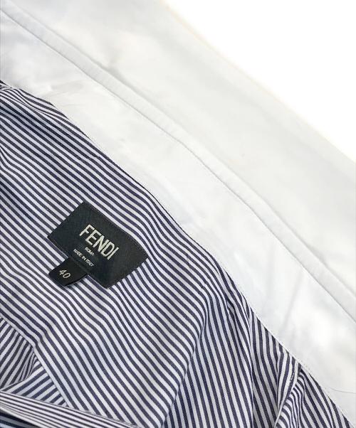FENDI（フェンディ）FENDI (フェンディ) レギュラーシャツ ブルー サイズ:40の古着・服飾アイテム
