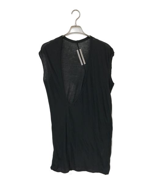 RICK OWENS（リックオウエンス）RICK OWENS (リックオウエンス) Dylan tank top ブラック サイズ:Mの古着・服飾アイテム