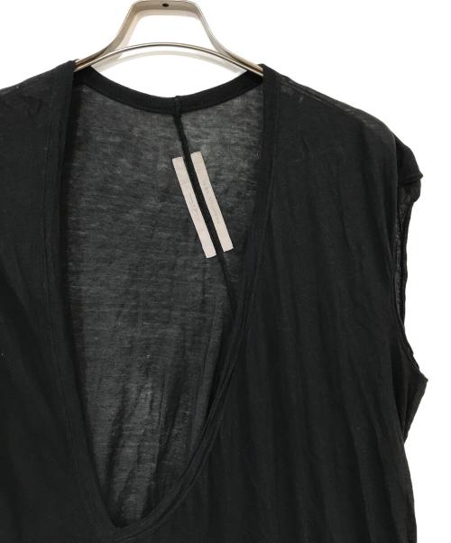 RICK OWENS（リックオウエンス）RICK OWENS (リックオウエンス) Dylan tank top ブラック サイズ:Mの古着・服飾アイテム