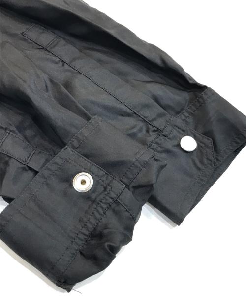 RICK OWENS（リックオウエンス）RICK OWENS (リックオウエンス) LARRY SHIRT ブラック サイズ:42の古着・服飾アイテム