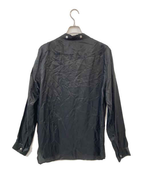 RICK OWENS（リックオウエンス）RICK OWENS (リックオウエンス) LARRY SHIRT ブラック サイズ:42の古着・服飾アイテム