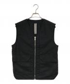 RICK OWENSリックオウエンス）の古着「カーゴベスト」｜ブラック