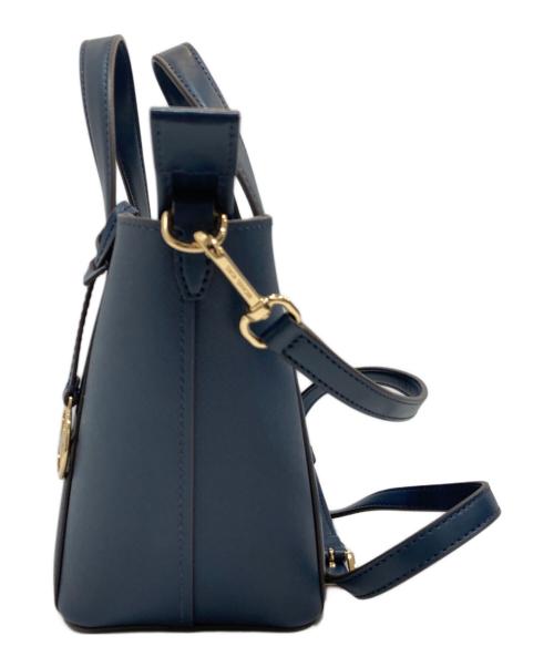 MICHAEL KORS（マイケル・コース）MICHAEL KORS (マイケルコース) 2WAYショルダーバッグ ネイビーの古着・服飾アイテム