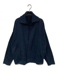 MUSE de Deuxieme Classe（ミューズ ドゥーズィエム クラス）の古着「Twins ニット ジャケット」｜ネイビー