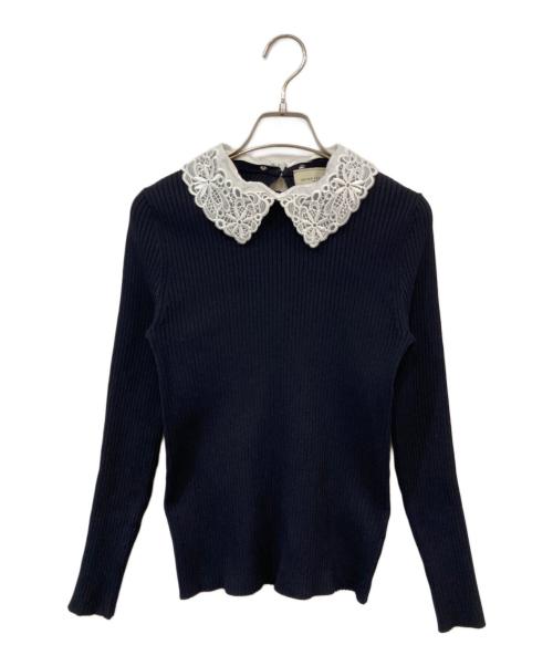 UNITED ARROWS（ユナイテッドアローズ）UNITED ARROWS (ユナイテッドアローズ) レディ ロングスリーブ ニット ブラック サイズ:不明の古着・服飾アイテム