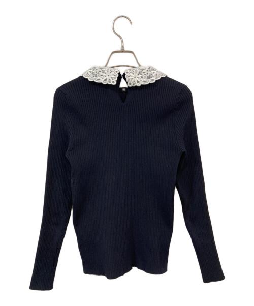 UNITED ARROWS（ユナイテッドアローズ）UNITED ARROWS (ユナイテッドアローズ) レディ ロングスリーブ ニット ブラック サイズ:不明の古着・服飾アイテム