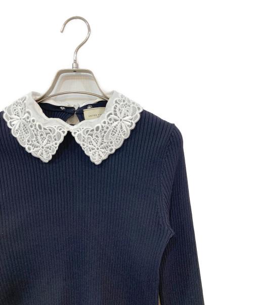 UNITED ARROWS（ユナイテッドアローズ）UNITED ARROWS (ユナイテッドアローズ) レディ ロングスリーブ ニット ブラック サイズ:不明の古着・服飾アイテム