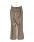 anuans (アニュアンス) スリムフィットセミフレアパンツ ベージュ サイズ:SIZE XS：7000円