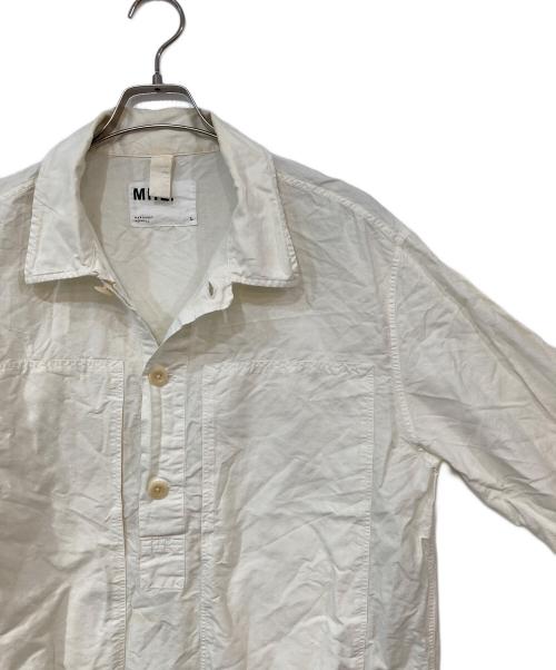 MHL（エムエイチエル）MHL (エムエイチエル) プルオーバーシャツ ベージュ サイズ:Lの古着・服飾アイテム