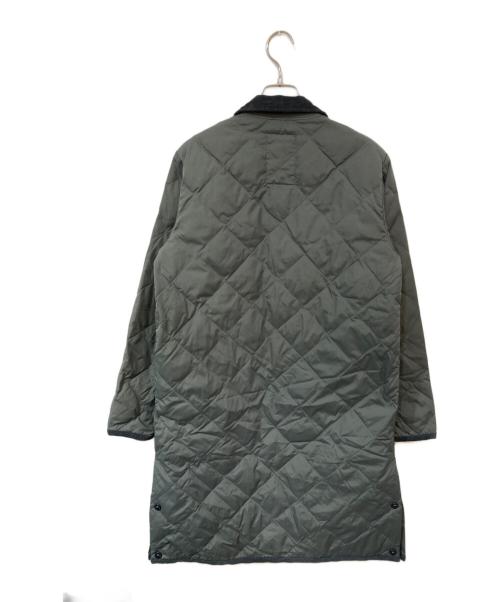 TAION（タイオン）TAION (タイオン) シティ パイピングカラー ロングダウンコート ブラック サイズ:SIZE Sの古着・服飾アイテム