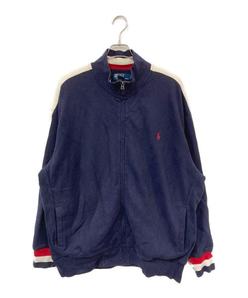 POLO RALPH LAUREN（ポロ・ラルフローレン）POLO RALPH LAUREN (ポロ・ラルフローレン) スウェットトラックジャケット ネイビー サイズ:SIZE 2XLの古着・服飾アイテム
