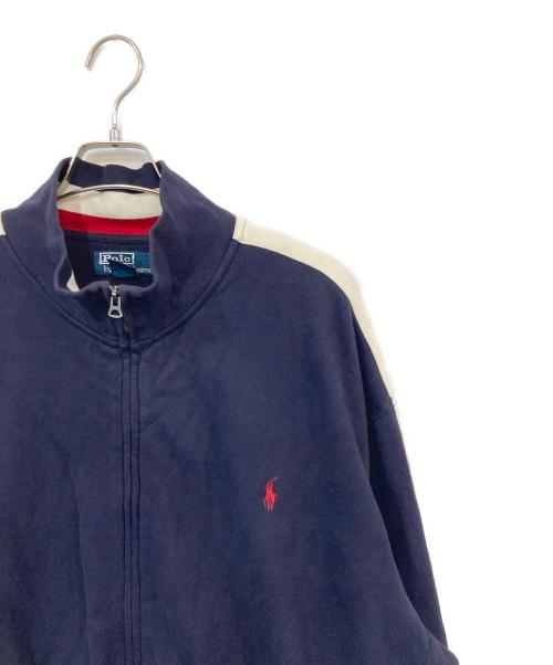 POLO RALPH LAUREN（ポロ・ラルフローレン）POLO RALPH LAUREN (ポロ・ラルフローレン) スウェットトラックジャケット ネイビー サイズ:SIZE 2XLの古着・服飾アイテム