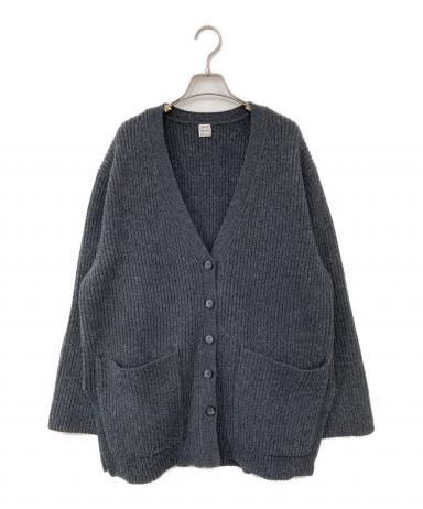 トーテム リブロングカーディガン ニットコート ワンピース グレー TOTEME トーテム リブロングカーディガン ニットコート ワンピース グレー