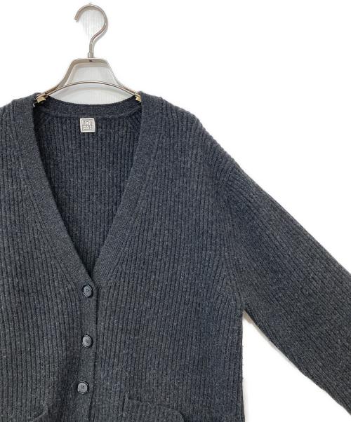 DEUXIEME CLASSE（ドゥーズィエム クラス）Deuxieme Classe (ドゥーズィエム クラス) TOTEME (トーテム) ニットカーディガン グレー サイズ:Sの古着・服飾アイテム