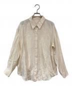 Plageプラージュ）の古着「ドレープシャツ」｜ベージュ