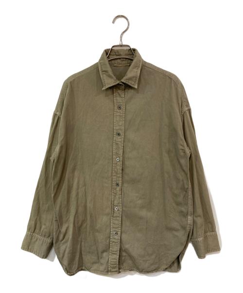 DEUXIEME CLASSE（ドゥーズィエム クラス）Deuxieme Classe (ドゥーズィエム クラス) コットンシャツ カーキ サイズ:記載なしの古着・服飾アイテム
