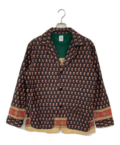 South2 West8（サウスツー ウエストエイト）south2 west8 (サウスツー ウエストエイト) Pen Jacket-Batik Pt オレンジ サイズ:Sの古着・服飾アイテム