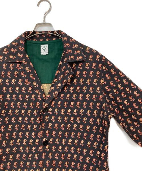 South2 West8（サウスツー ウエストエイト）south2 west8 (サウスツー ウエストエイト) Pen Jacket-Batik Pt オレンジ サイズ:Sの古着・服飾アイテム