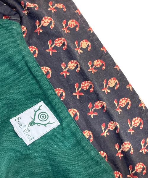 South2 West8（サウスツー ウエストエイト）south2 west8 (サウスツー ウエストエイト) Pen Jacket-Batik Pt オレンジ サイズ:Sの古着・服飾アイテム