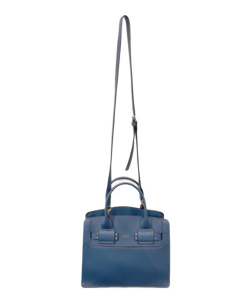 FURLA（フルラ）FURLA (フルラ) 2WAYバッグ ブルーの古着・服飾アイテム