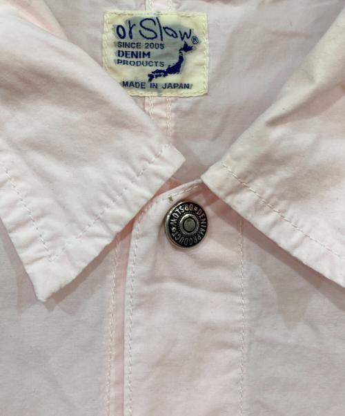 orSlow（オアスロウ）orSlow (オアスロウ) ライトコットンカバーオール ピンク サイズ:SIZE 1の古着・服飾アイテム