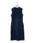 49AV junko shimada（フォーティーナインアベニュージュンコシマダ）の古着「ノースリーブワンピース」｜ネイビー