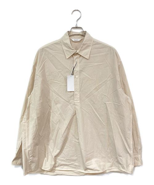 Name.（ネーム）Name. (ネーム) COTTON GARMENT DYE PULLOVER SHIRT/コットンガーメントダイプルオーバーシャツ ベージュ サイズ:1の古着・服飾アイテム