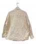 Name. (ネーム) COTTON GARMENT DYE PULLOVER SHIRT/コットンガーメントダイプルオーバーシャツ ベージュ サイズ:1：8000円
