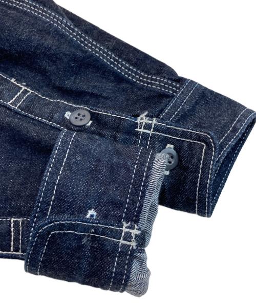 EIGHT G（エイトジー）EIGHT G (エイトジー) デニムシャツ ブルー サイズ:Lの古着・服飾アイテム