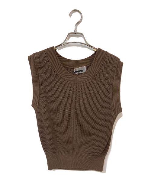 CHAOS（カオス）CHAOS (カオス) ニットベスト ブラウン サイズ:SIZE Freeの古着・服飾アイテム