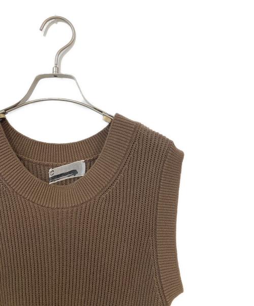 CHAOS（カオス）CHAOS (カオス) ニットベスト ブラウン サイズ:SIZE Freeの古着・服飾アイテム