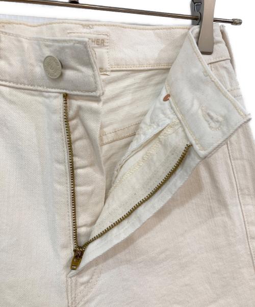 mother（マザー）mother (マザー) Ron Herman (ロンハーマン) デニムパンツ ホワイト サイズ:SIZE 24の古着・服飾アイテム
