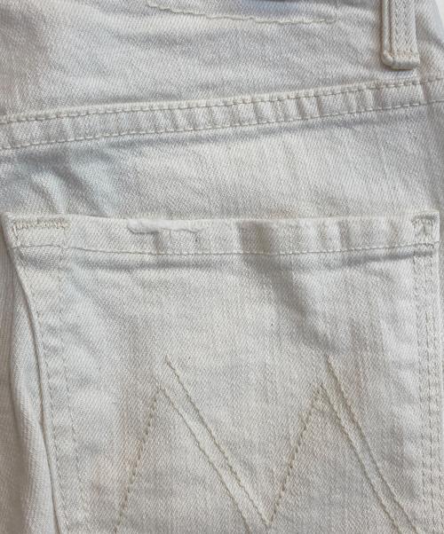 mother（マザー）mother (マザー) Ron Herman (ロンハーマン) デニムパンツ ホワイト サイズ:SIZE 24の古着・服飾アイテム