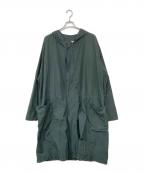 ATONエイトン）の古着「NATURAL DYE AIR VENTILE UNISEX/ナチュラルダイエアベンタイルユニセックス」｜グリーン