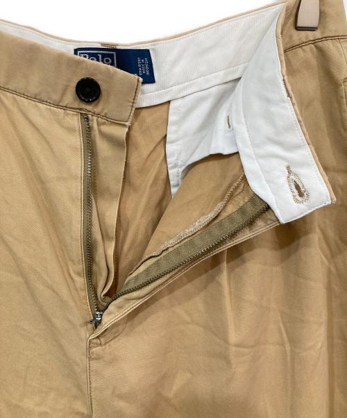POLO RALPH LAUREN（ポロ・ラルフローレン）POLO RALPH LAUREN (ポロ・ラルフローレン) タックパンツ ベージュ サイズ:不明の古着・服飾アイテム