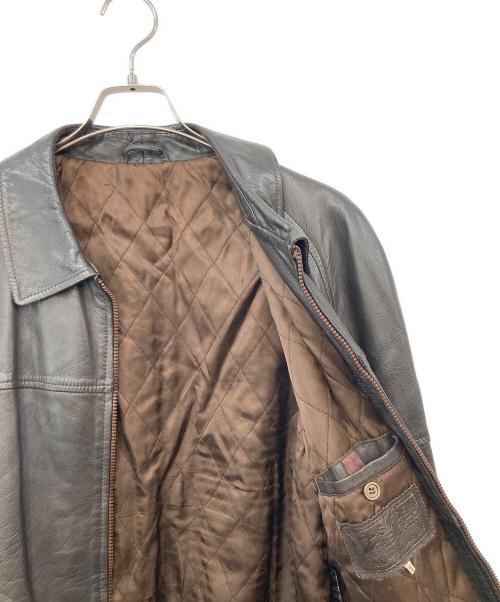 USED（ユーズド）USED (ユーズド) レザージャケット ブラウン サイズ:SIZE 54の古着・服飾アイテム