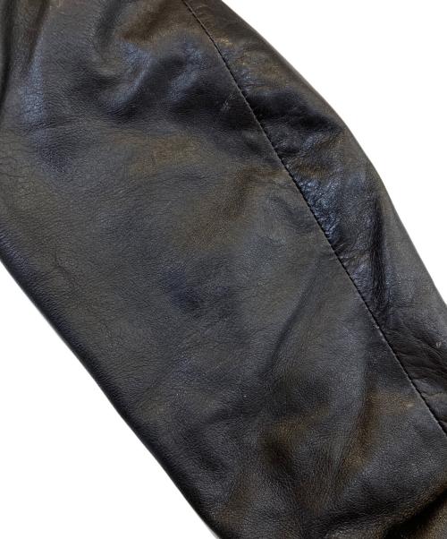USED（ユーズド）USED (ユーズド) レザージャケット ブラウン サイズ:SIZE 54の古着・服飾アイテム